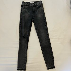 Dynamite Black Washed Skinny Jeans